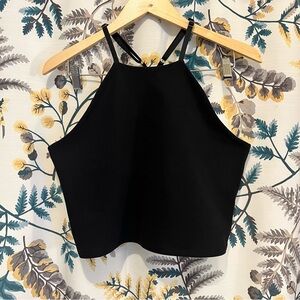Abercrombie Soft Halter top tank black